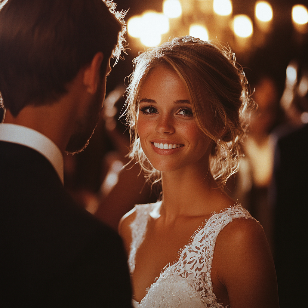 A man talking to a former bride | Source: Midjourney