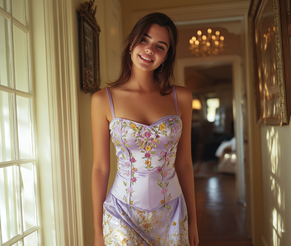 A happy teenage girl | Source: Midjourney