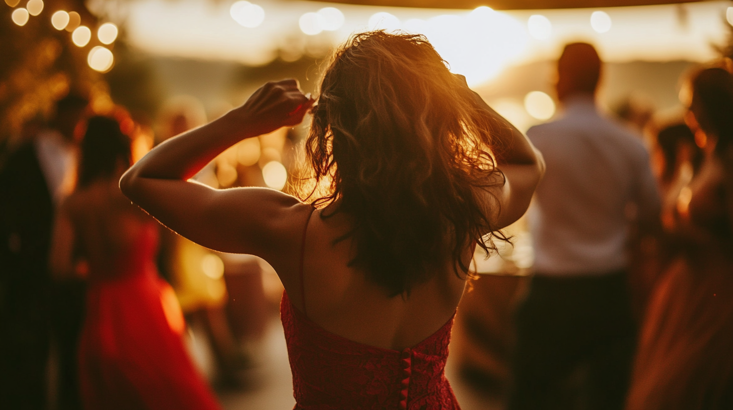 A woman dancing | Source: Midjourney