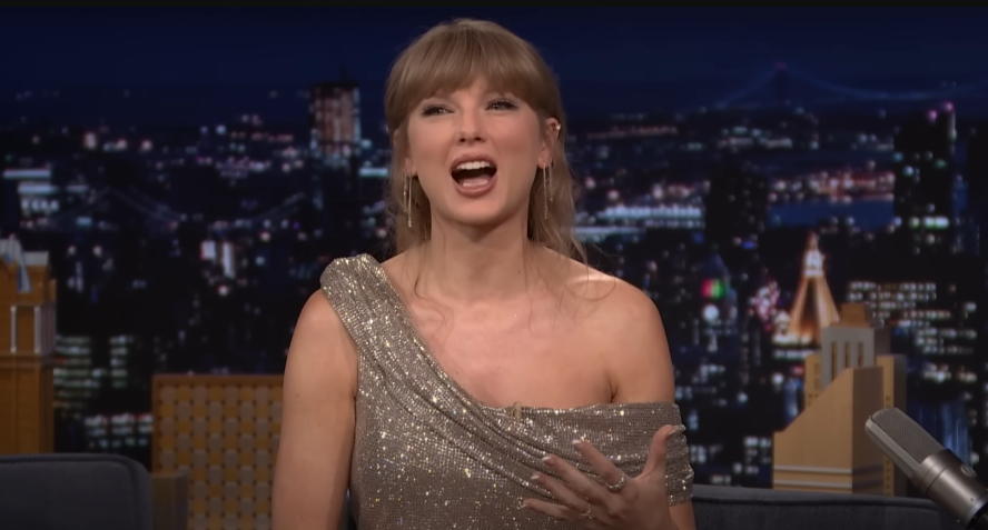 Taylor Swift talking about Travis Kelce with Jimmy Fallon on October 6, 2025 | Source: Youtube/The Tonight Show Starring Jimmy Fallon