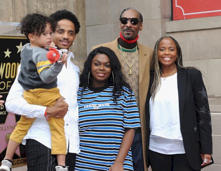 Snoop Dogg and Shante Taylor with family attends Snoop Dogg's star ceremony on The Hollywood Walk of Fame held on November 19, 2018 in Hollywood, California. | Photo by Albert L. Ortega/Getty Images
