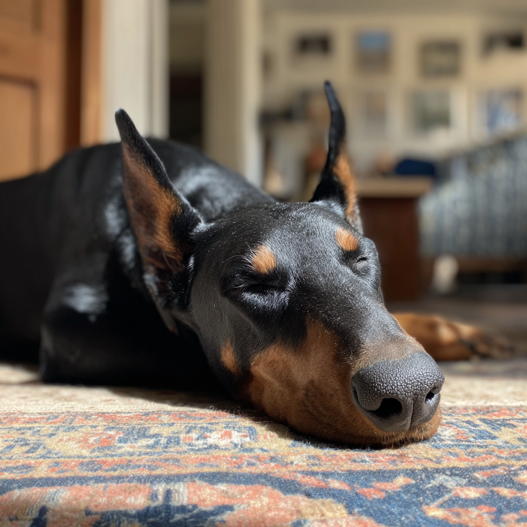 A sleeping dog | Source: Midjourney