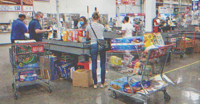 Several supermarket cashier lines | Source: Shutterstock