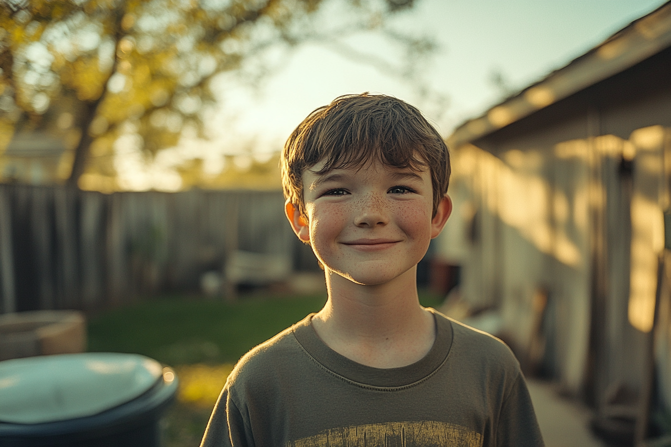A boy smiling | Source: Midjourney