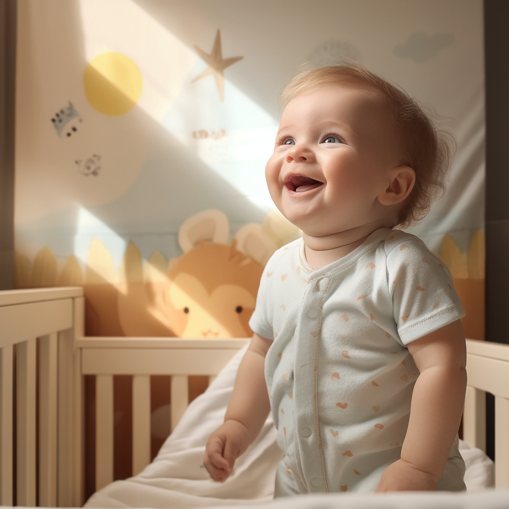 A smiling baby | Source: Midjourney