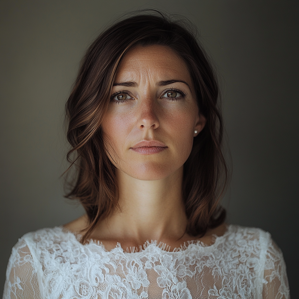 A pensive bride | Source: Midjourney