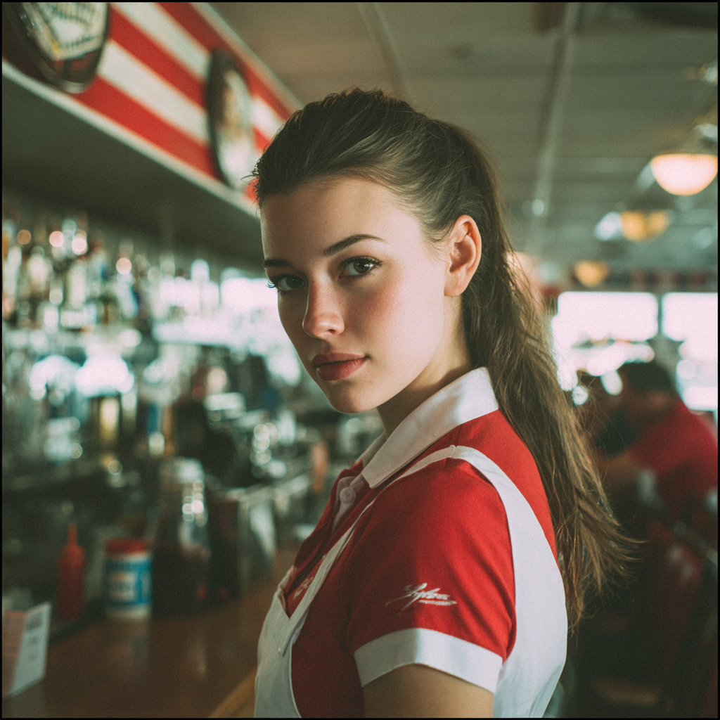 A waitress standing in a diner | Source: The Celebritist
