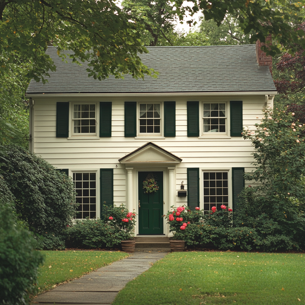 The exterior of a house | Source: Midjourney