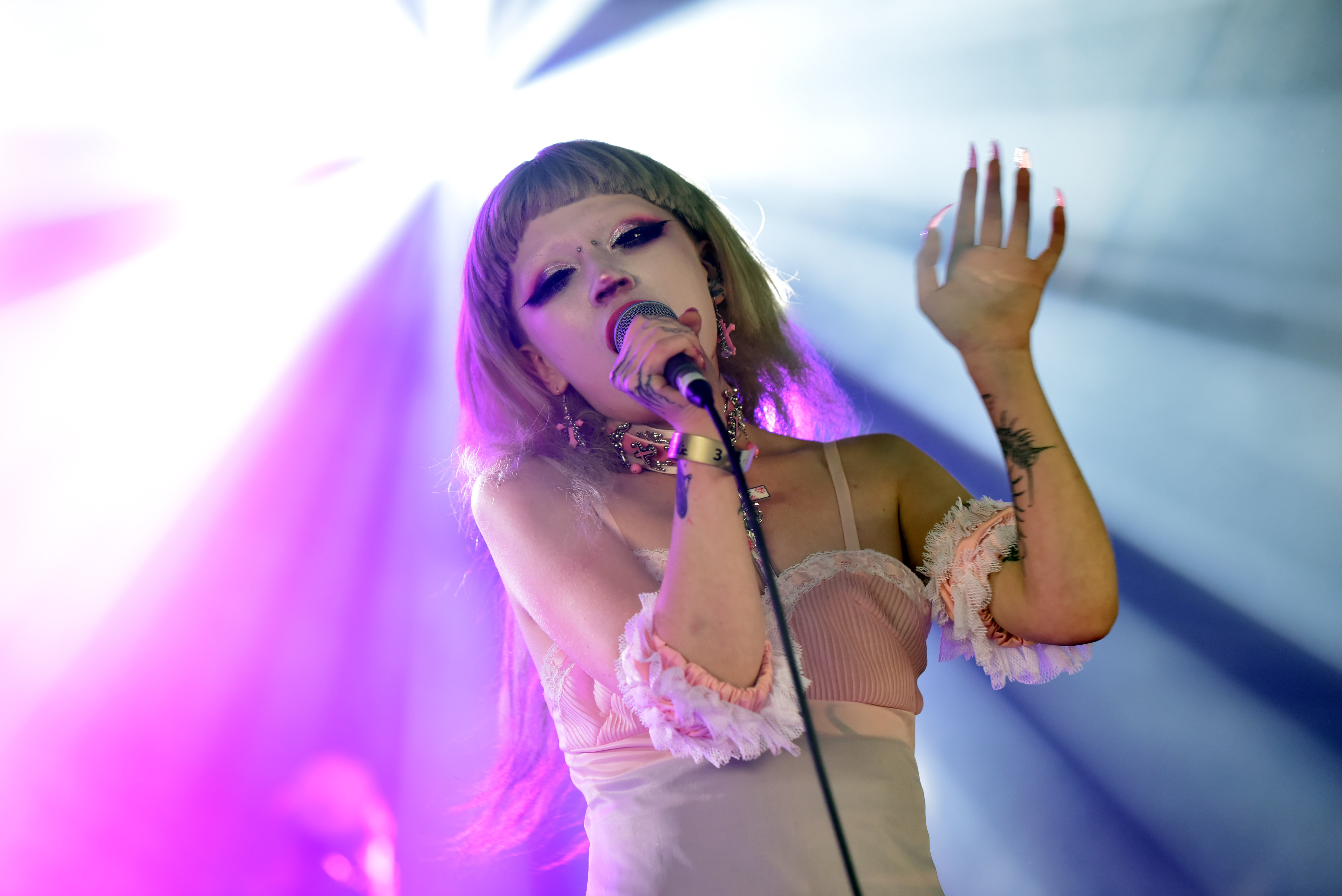 Jazmin Bean performs on stage at the Reading Festival 2021 at Richfield Avenue on August 28, 2021, in Reading, England. | Source: Getty Images