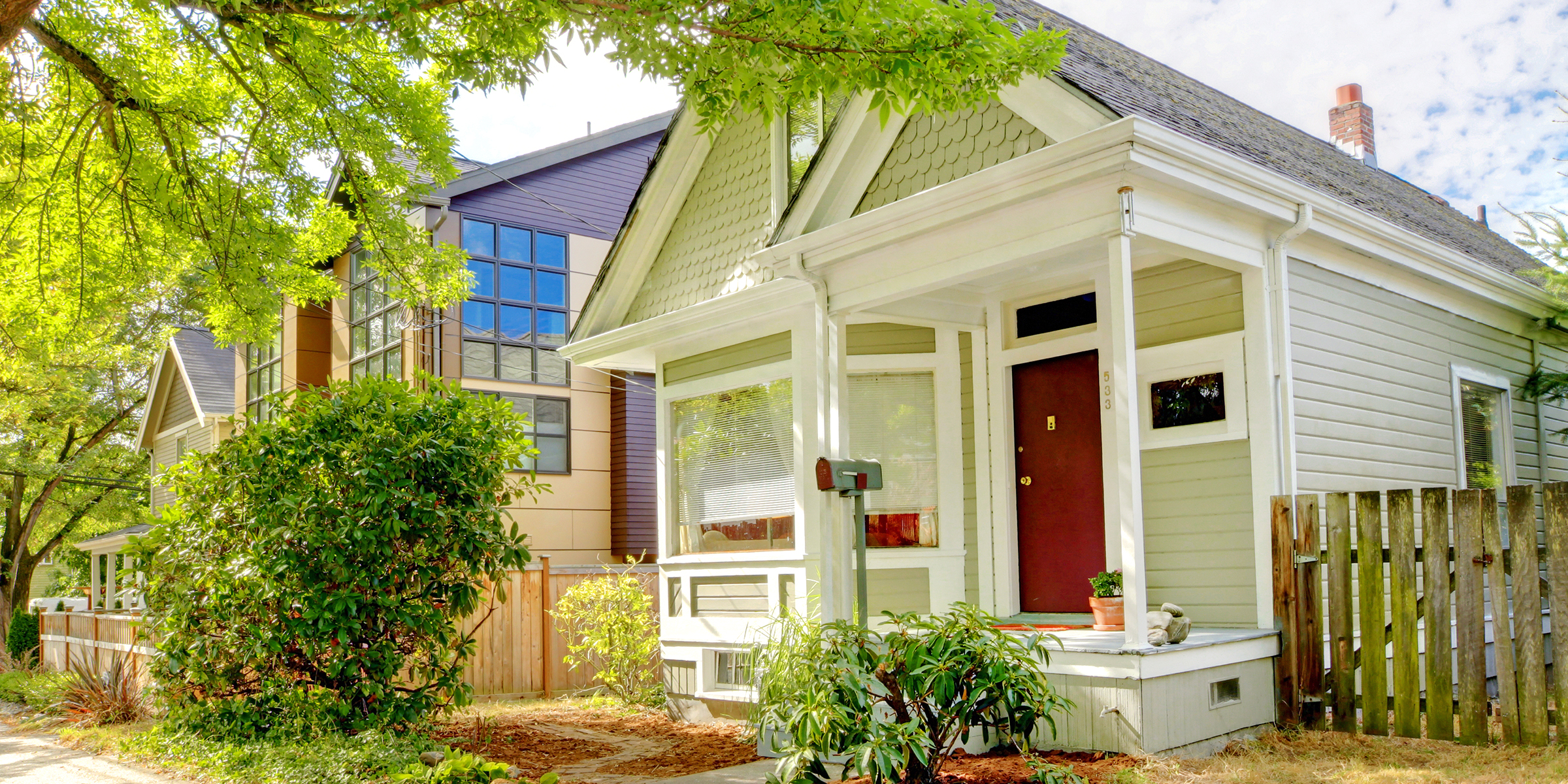 Houses in a suburban neighborhood | Source: Shutterstock