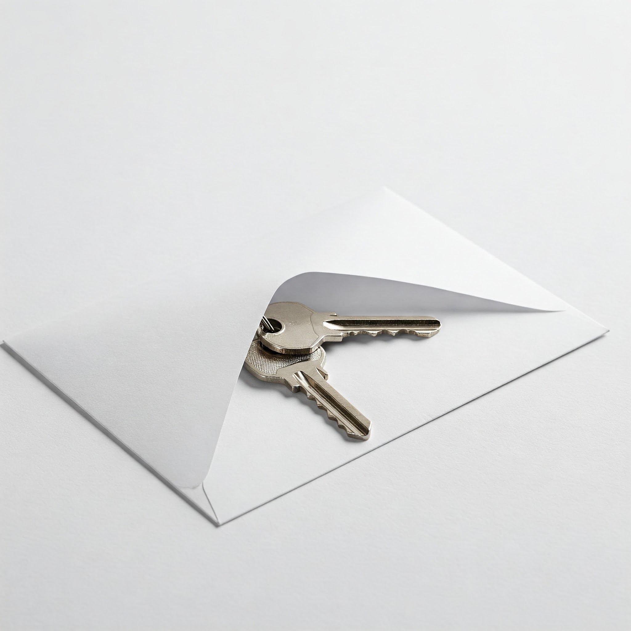 Keys inside an envelope | Source: Gemini