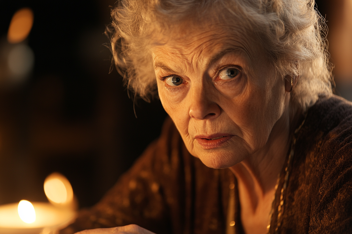 A close-up shot of an older woman | Source: Midjourney