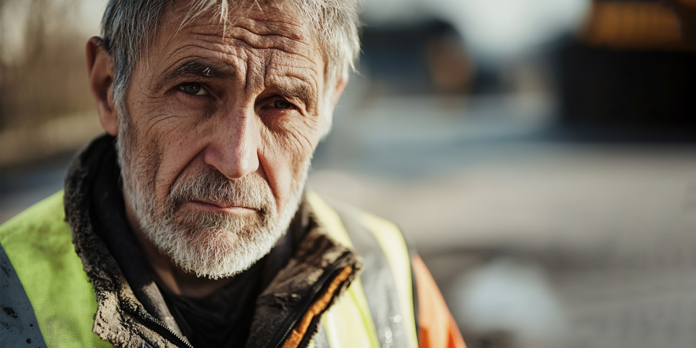 Elderly man wearing janitor uniform | Source: Midjourney