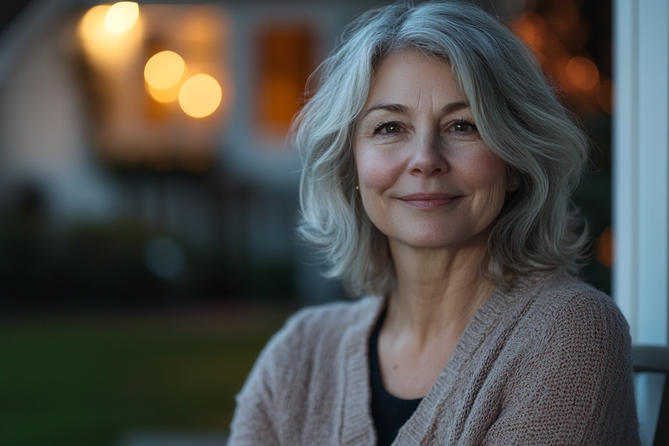 A smiling woman | Source: Midjourney