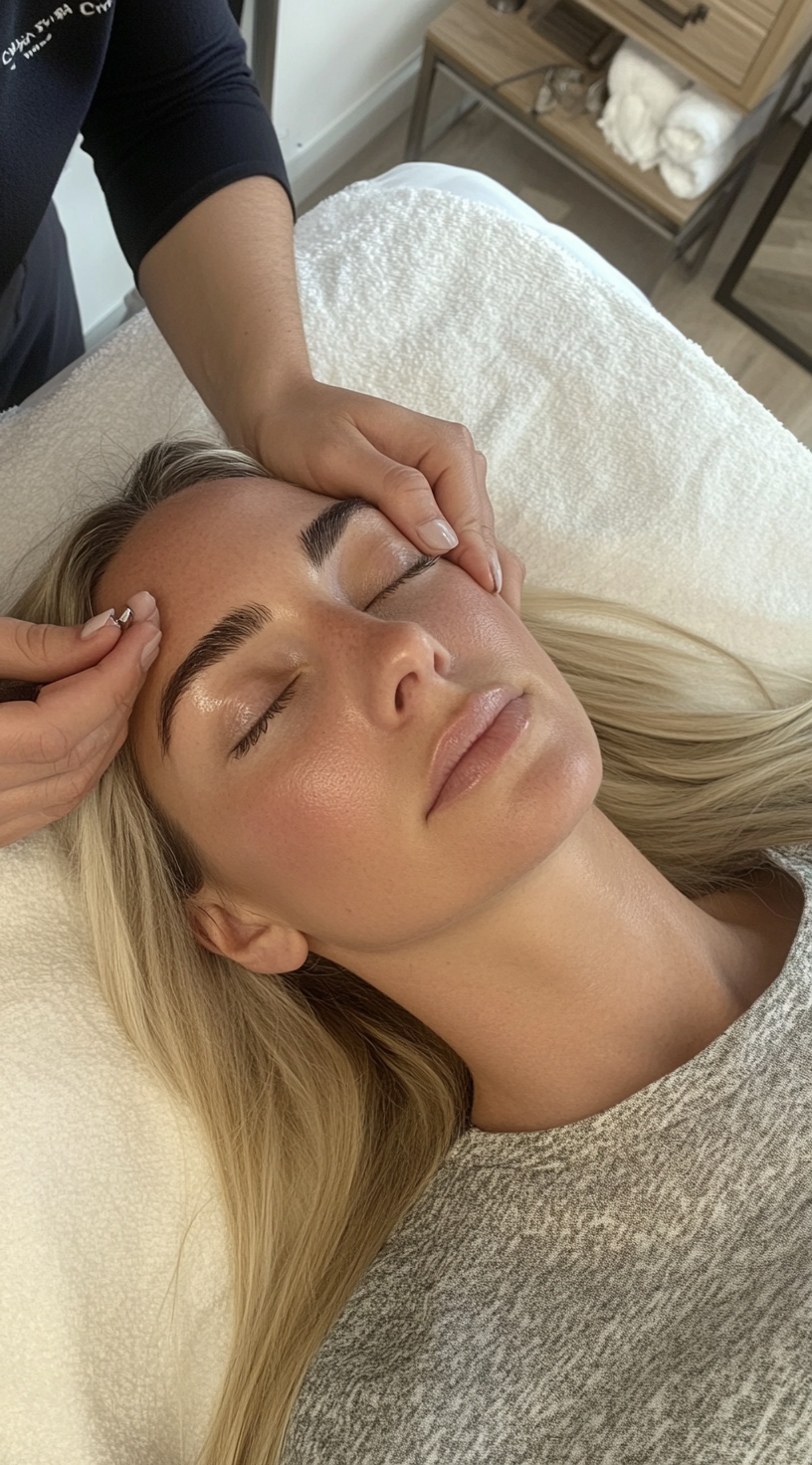 A woman getting a facial | Source: Midjourney