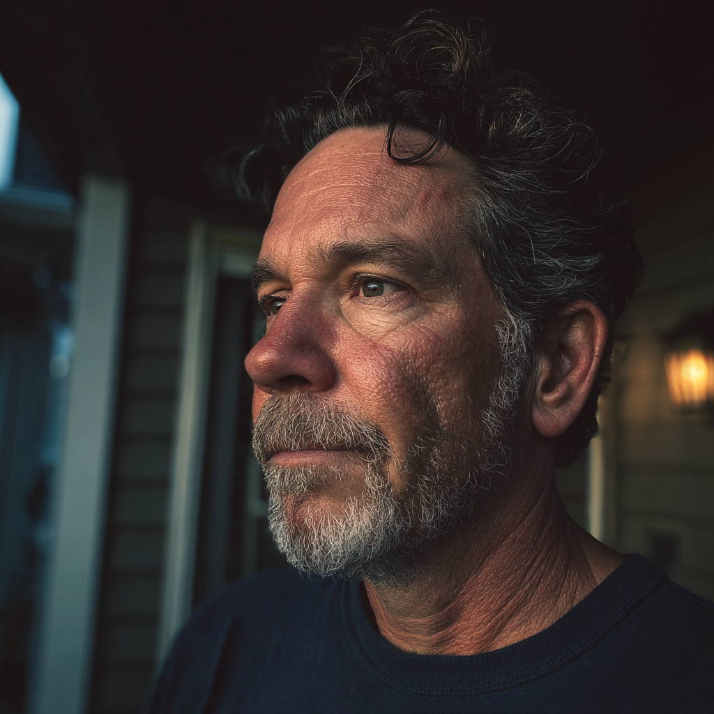 A pensive older man | Source: Midjourney