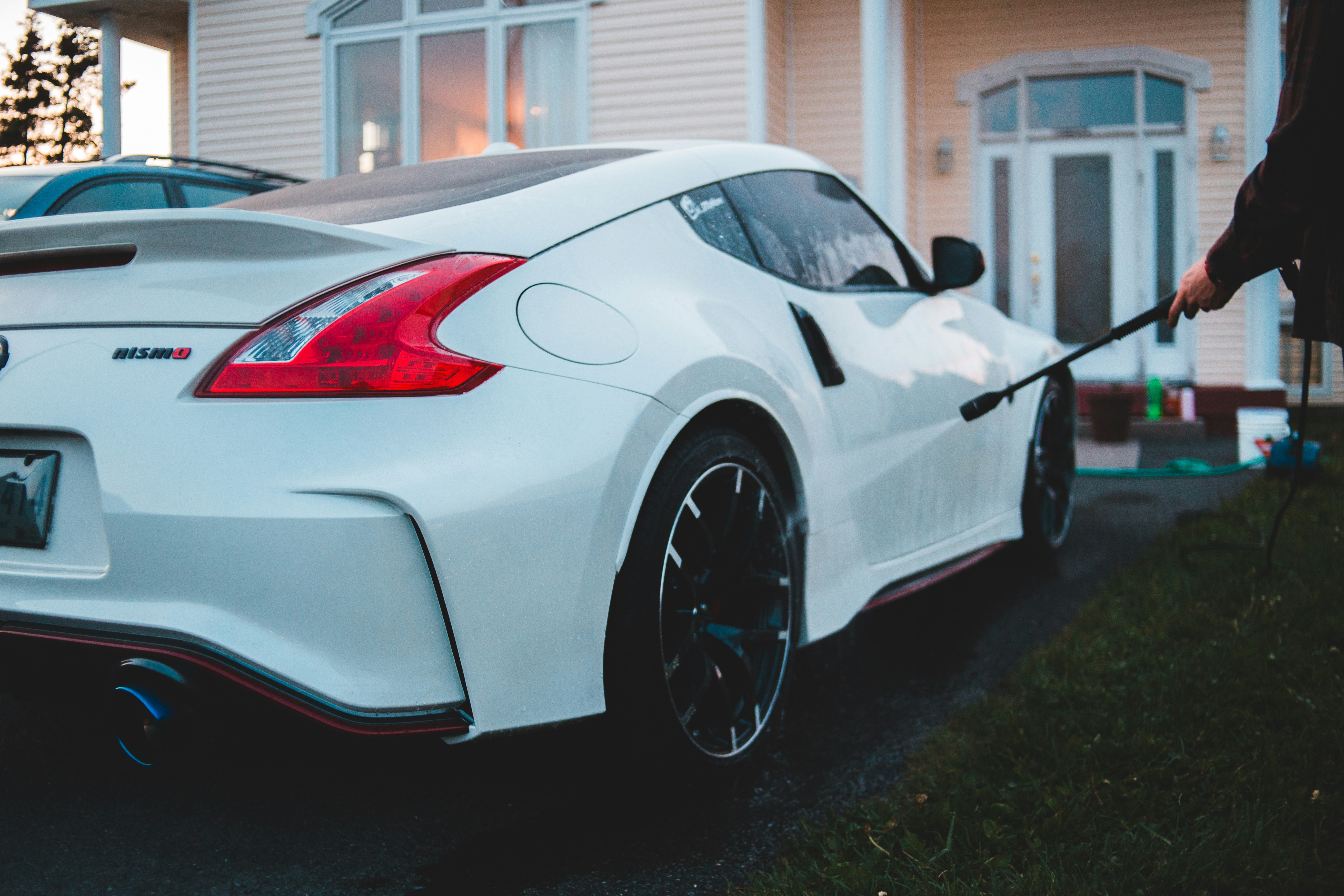 A car being cleaned | Source: Unsplash