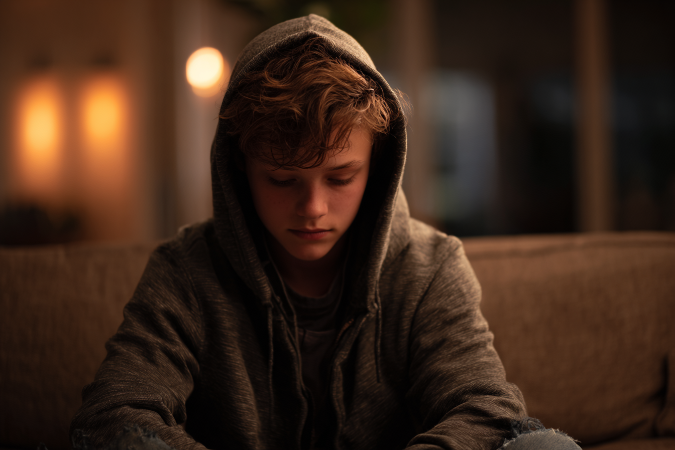 An upset teenager | Source: Midjourney
