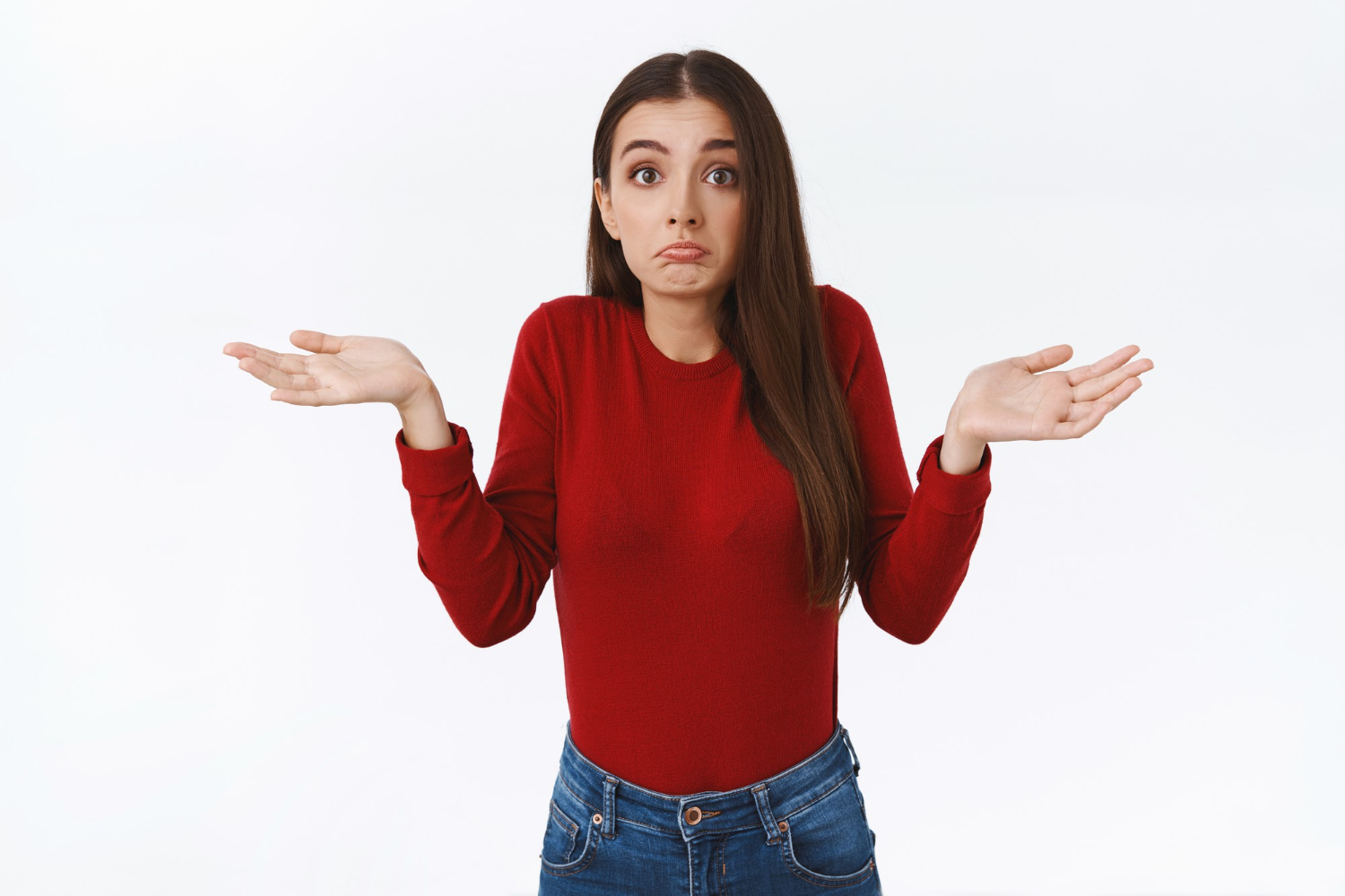 A clueless woman | Source: Freepik