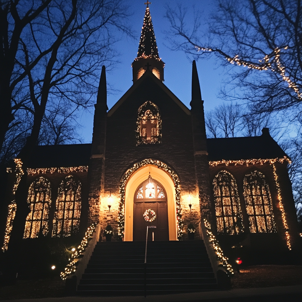 The exterior of a church | Source: Midjourney