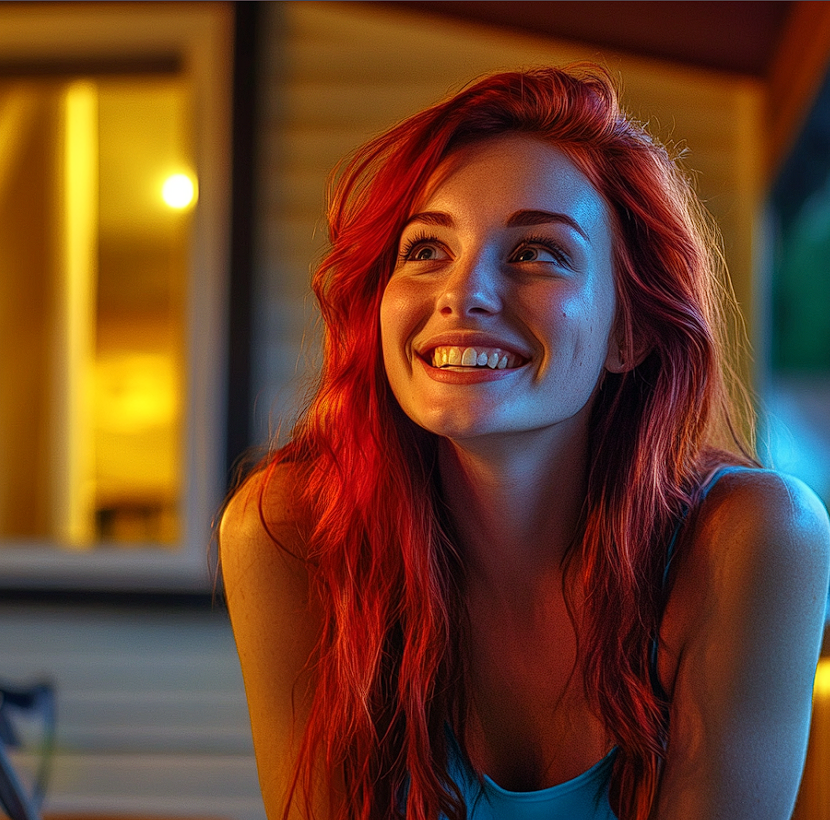 A happy woman | Source: Midjourney