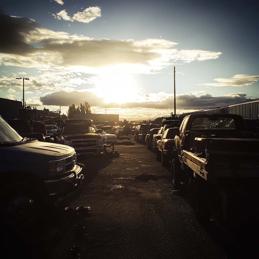 A towing yard | Source: Midjourney