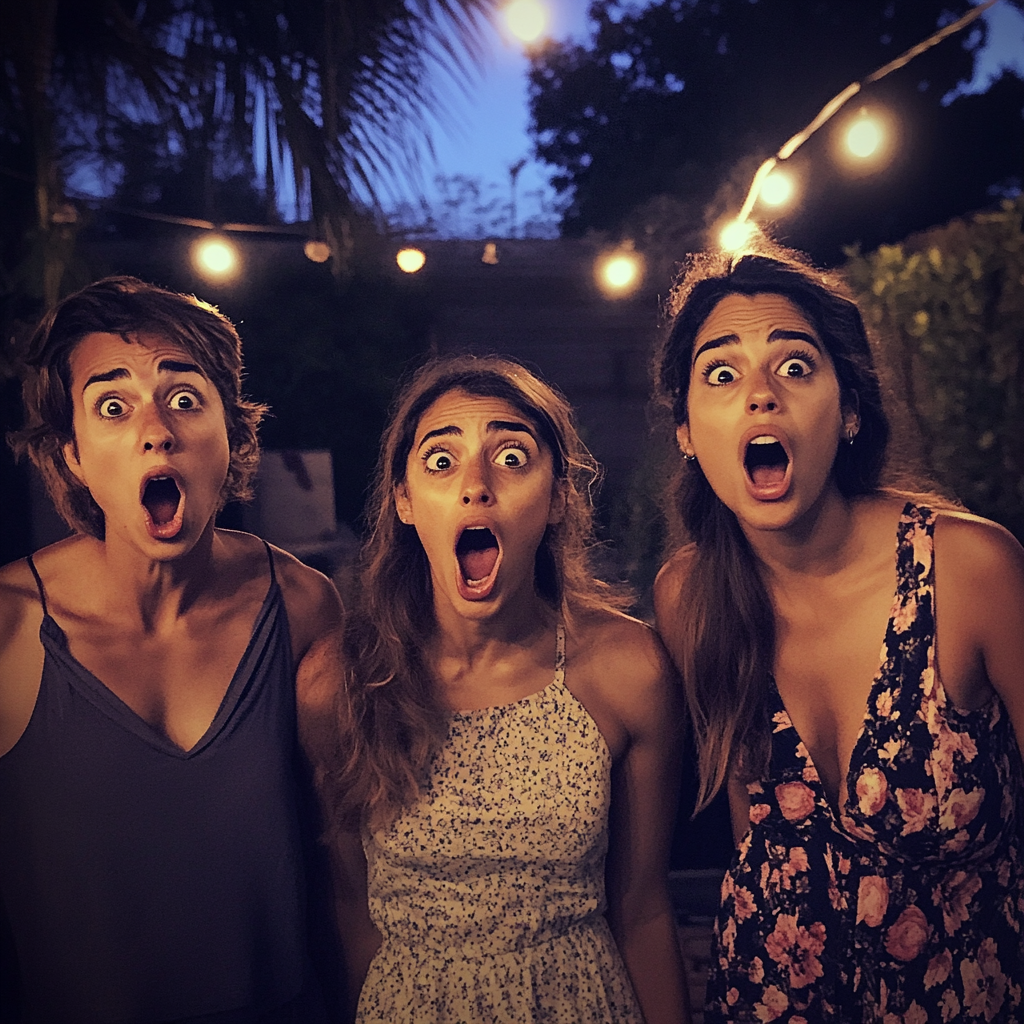 Shocked guests looking animated | Source: Midjourney