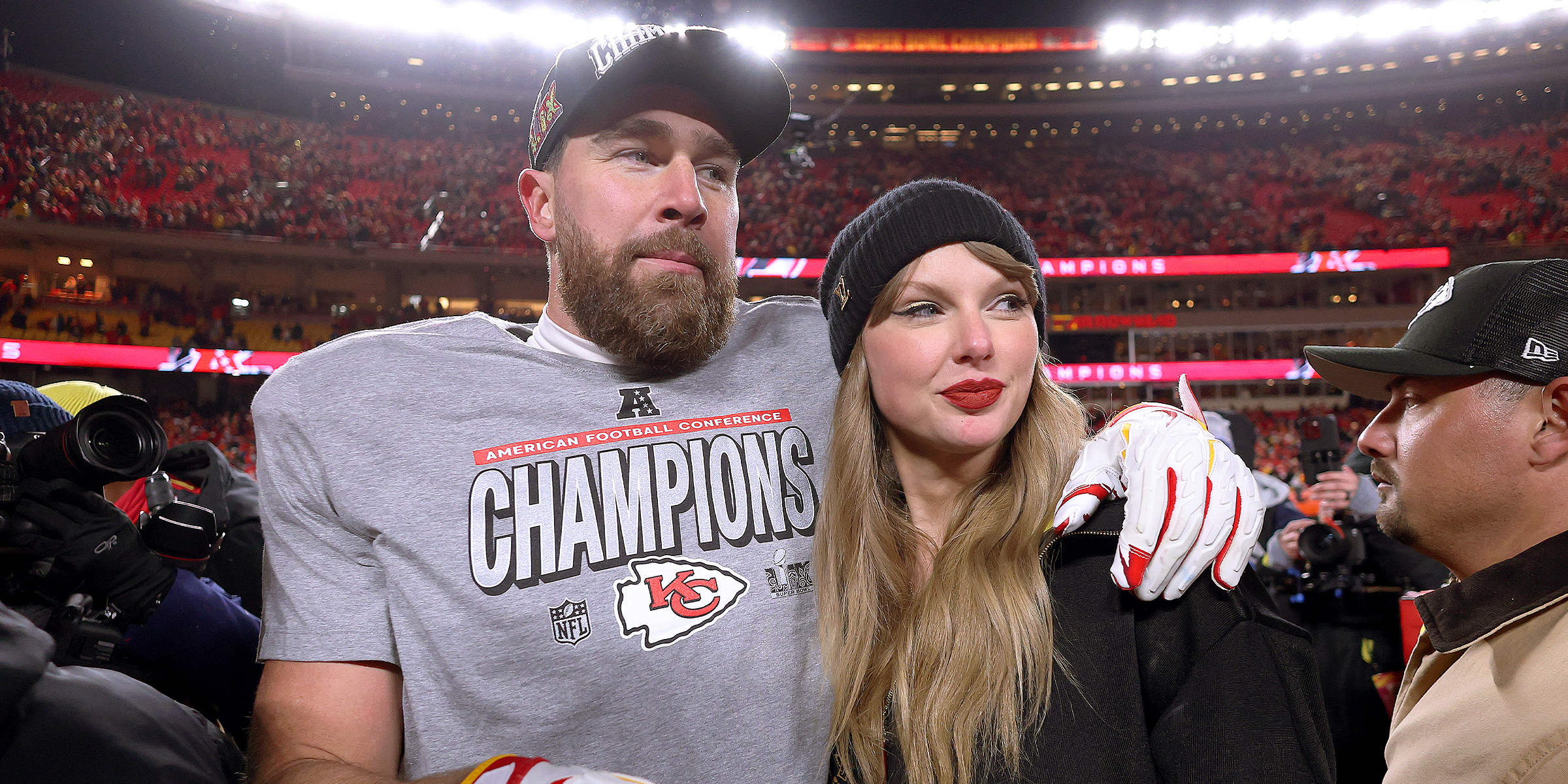 Taylor Swift and Travis Kelce | Source: Getty Images