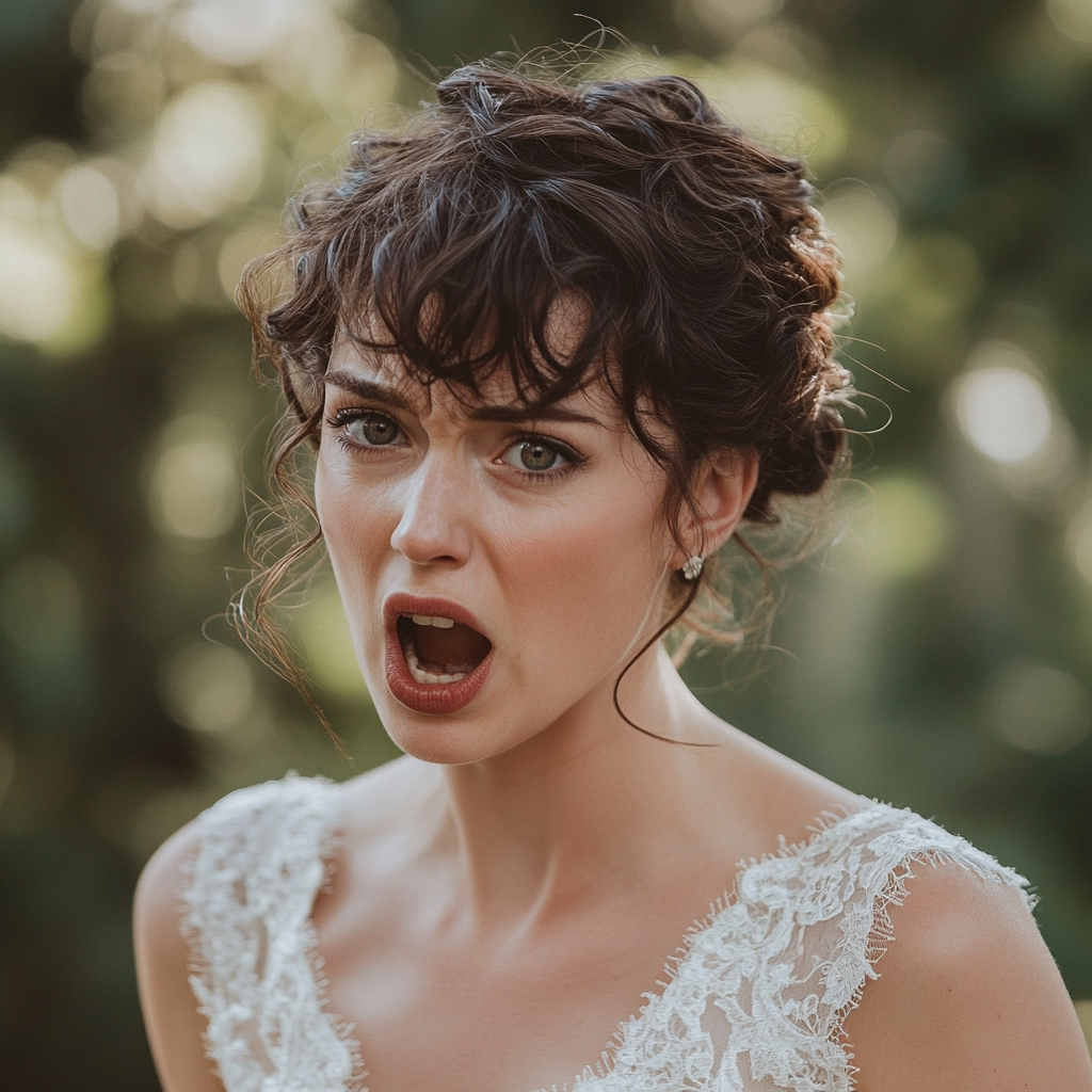 A bride throwing a tantrum | Source: Midjourney