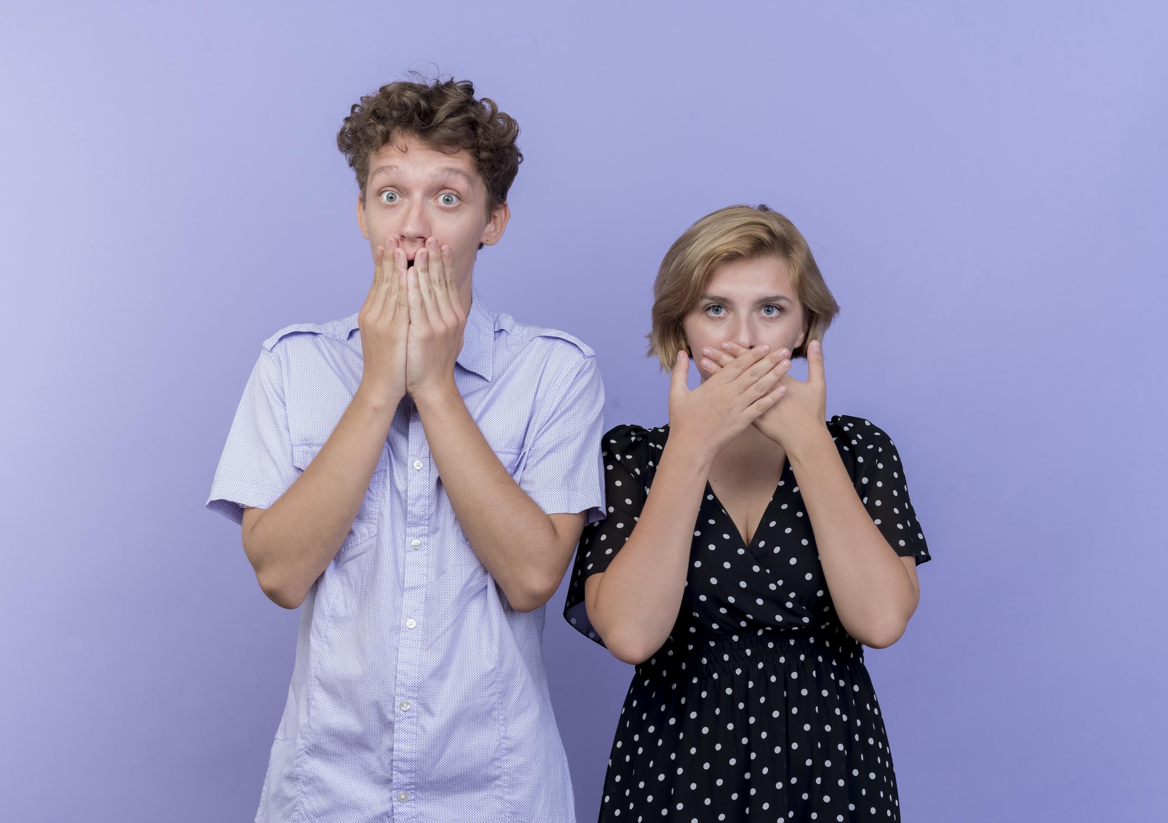 A shocked boy and girl | Source: Freepik