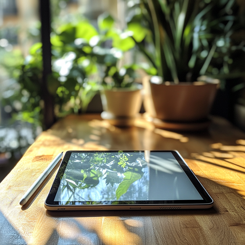 A tablet on a table | Source: Midjourney