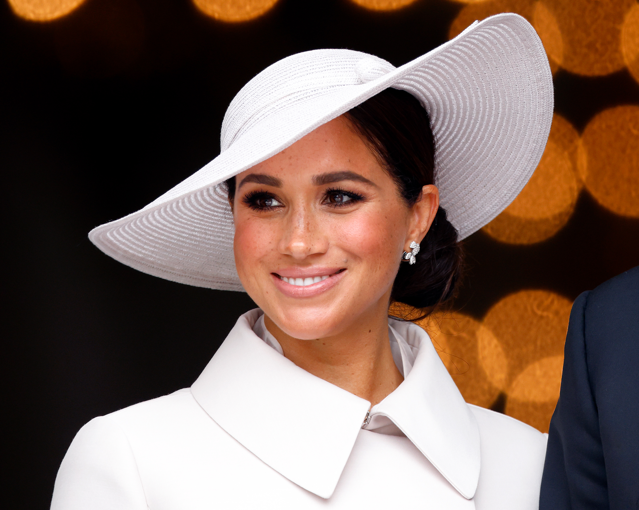 Meghan, Duchess of Sussex attends a National Service of Thanksgiving to celebrate the Platinum Jubilee of Queen Elizabeth II at St Paul's Cathedral on June 3, 2022 in London, England. | Source: Getty Images