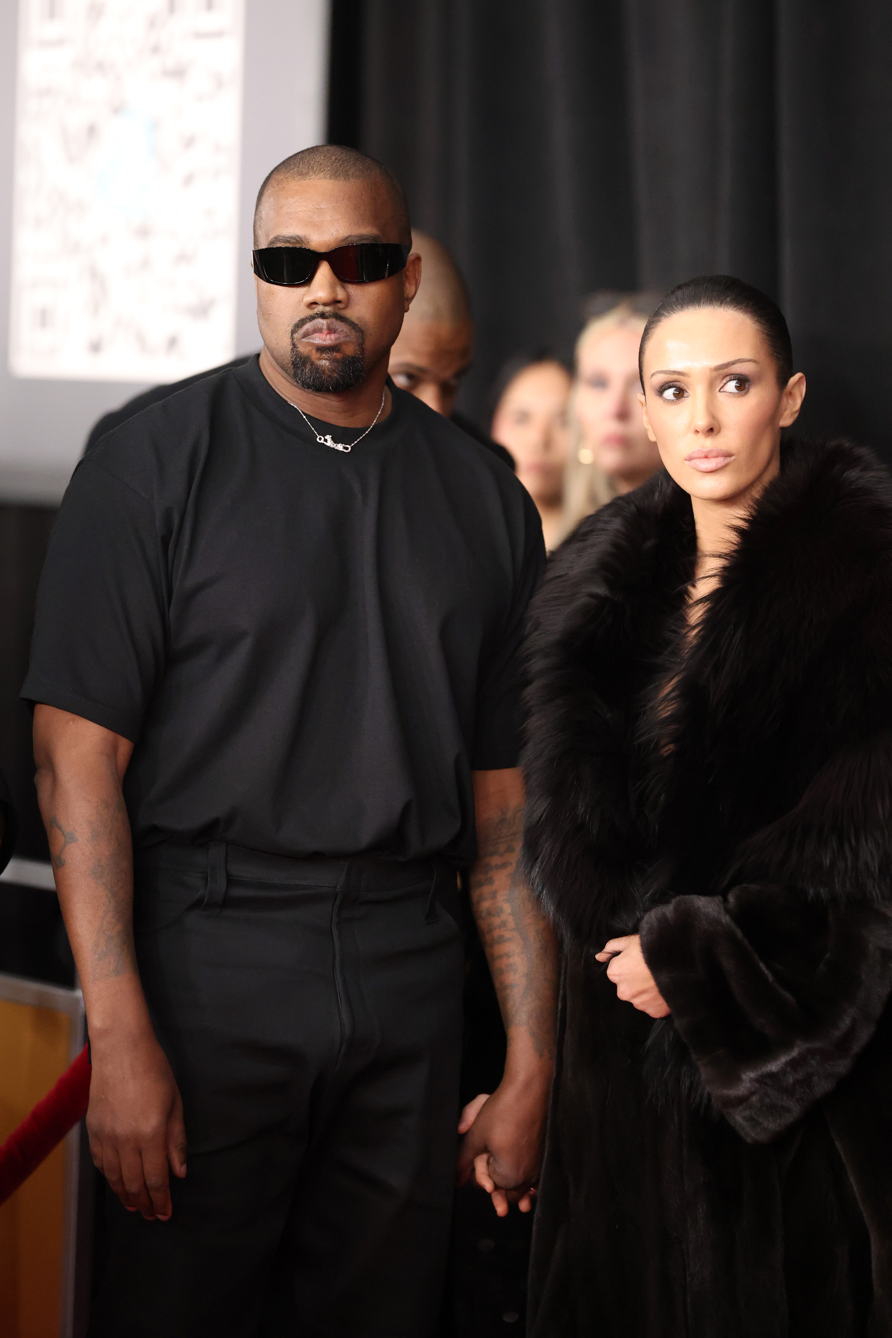 Kanye West and Bianca Censori at the 67th Annual Grammy Awards on February 2, 2025, in Los Angeles, California. | Source: Getty Images