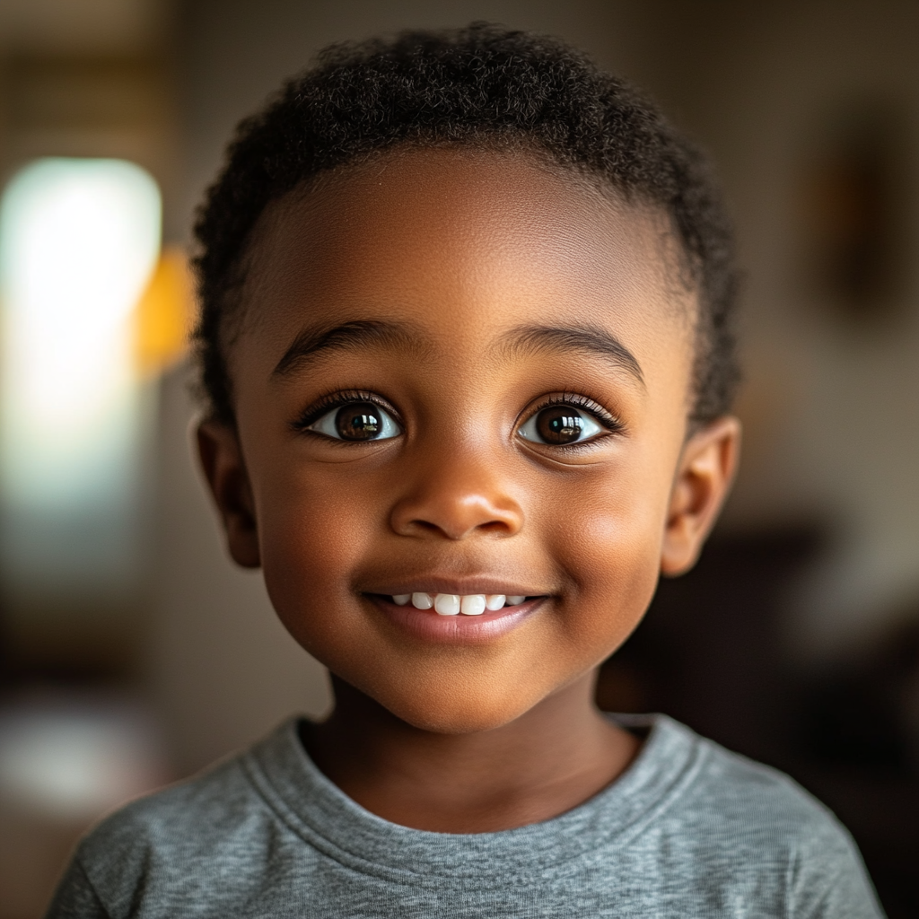 A smiling little boy | Source: Midjourney