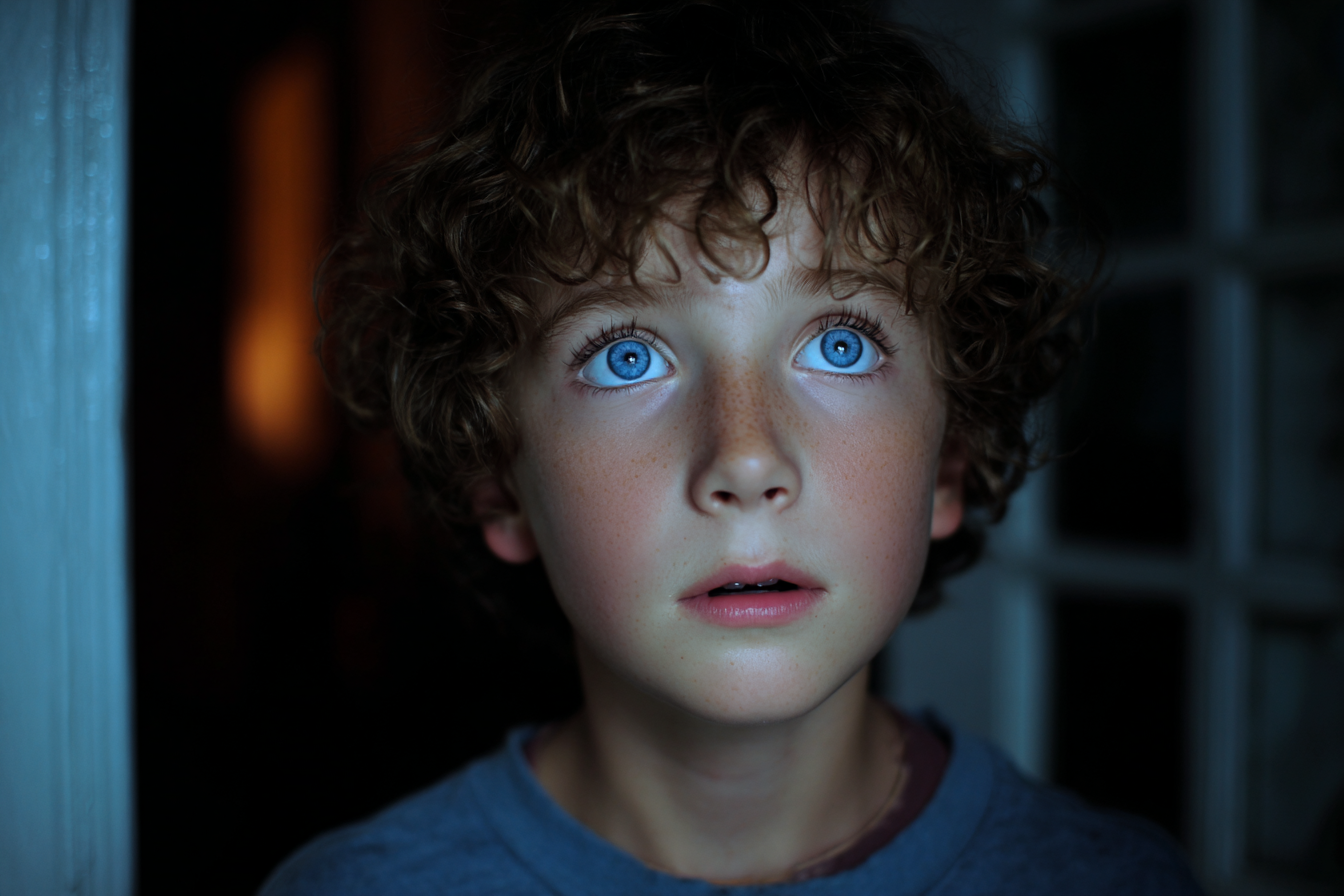 A startled boy | Source: Midjourney