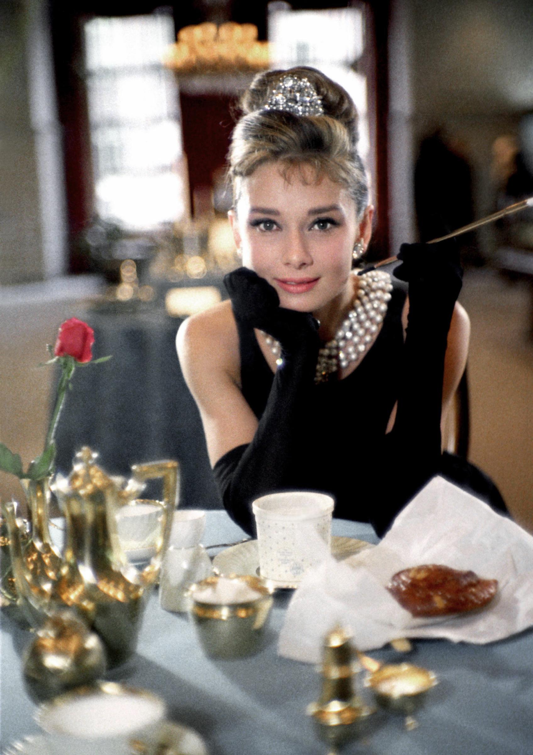 Audrey Hepburn poses for a publicity still for the Paramount Pictures film 'Breakfast at Tiffany's' in 1961 in New York City. | Source: Getty Images