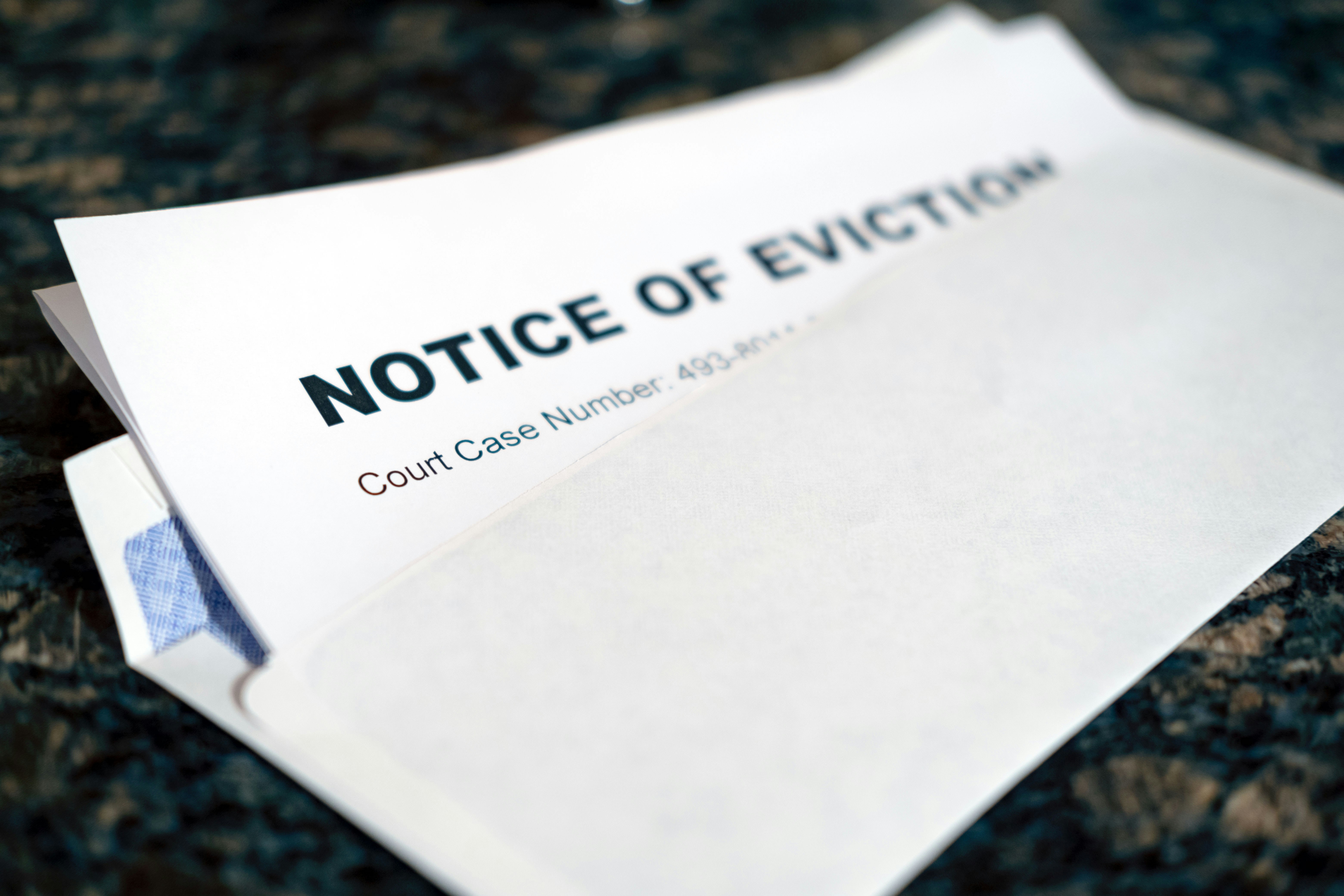 Eviction notice | Source: Unsplash
