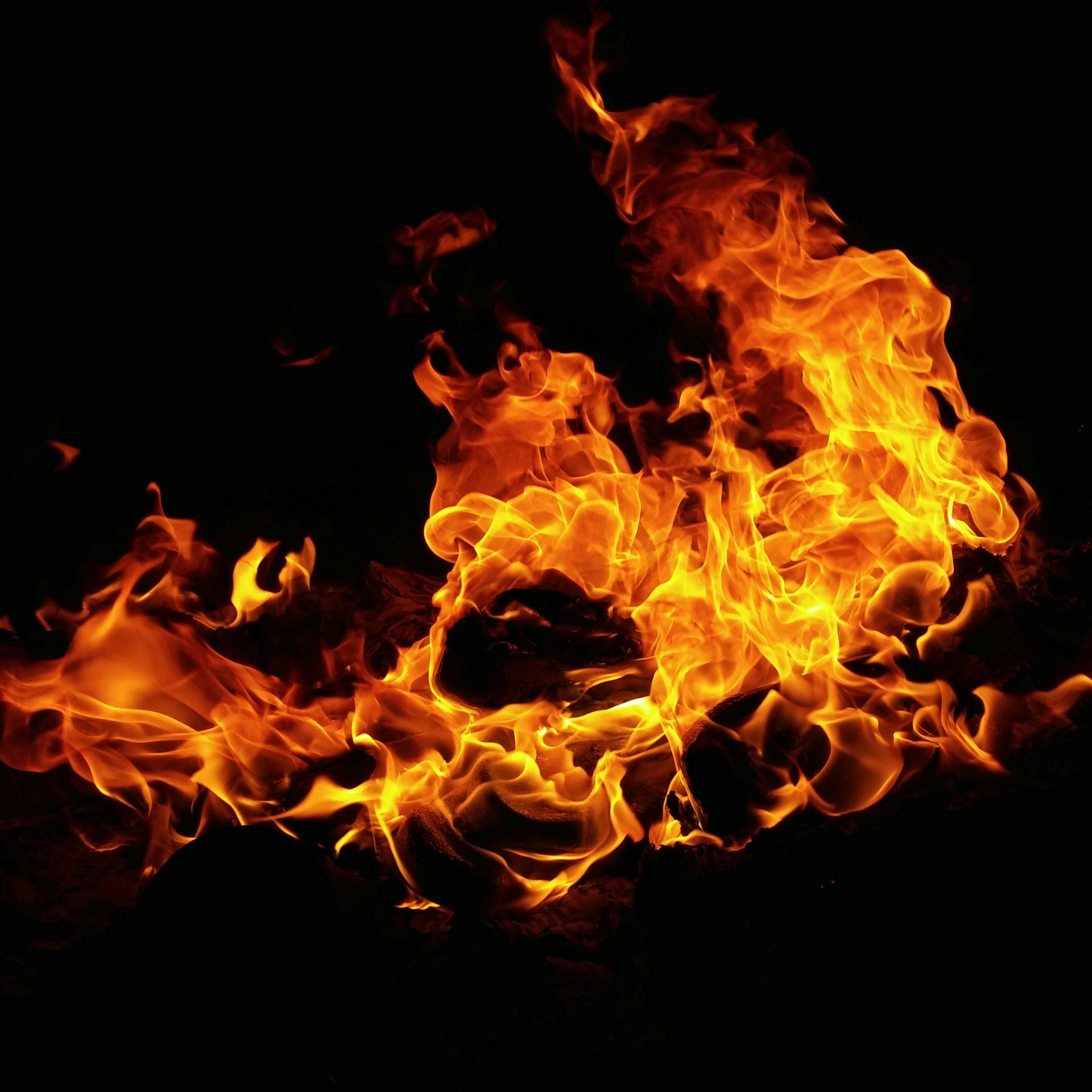 A fire | Source: Pexels