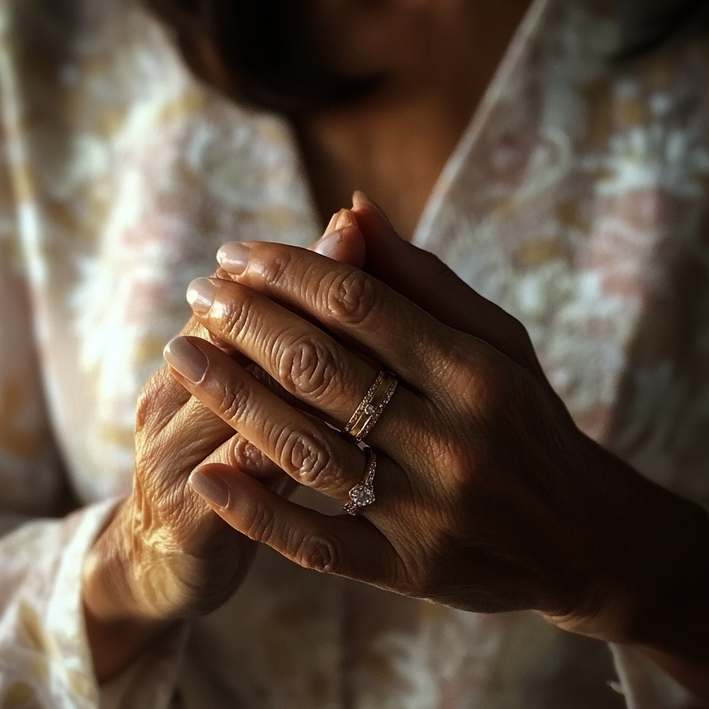 A close up of a woman's hands | Source: Midjourney