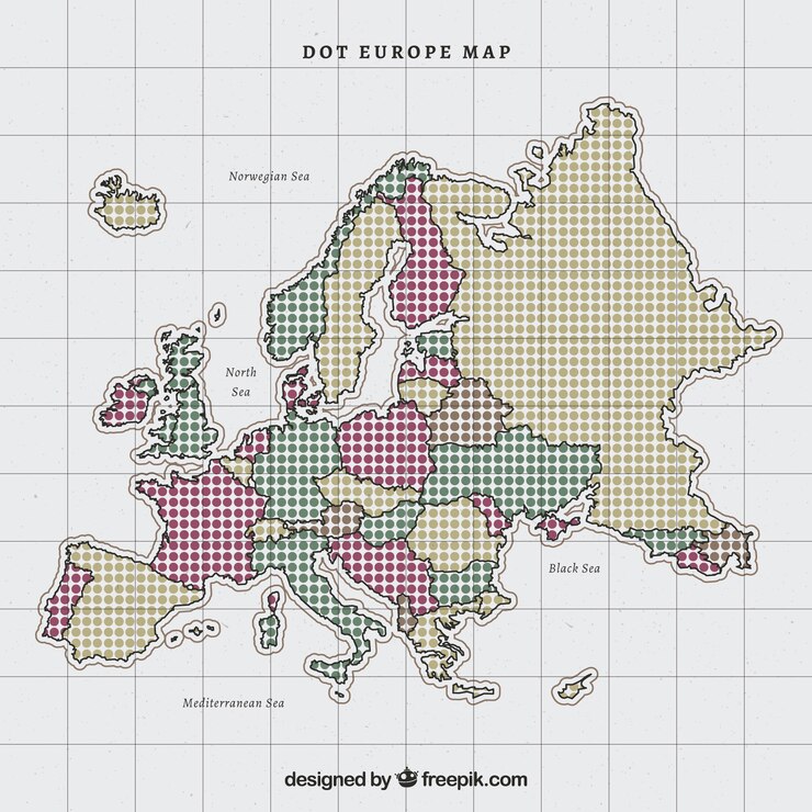 A map of Europe | Source: Freepik