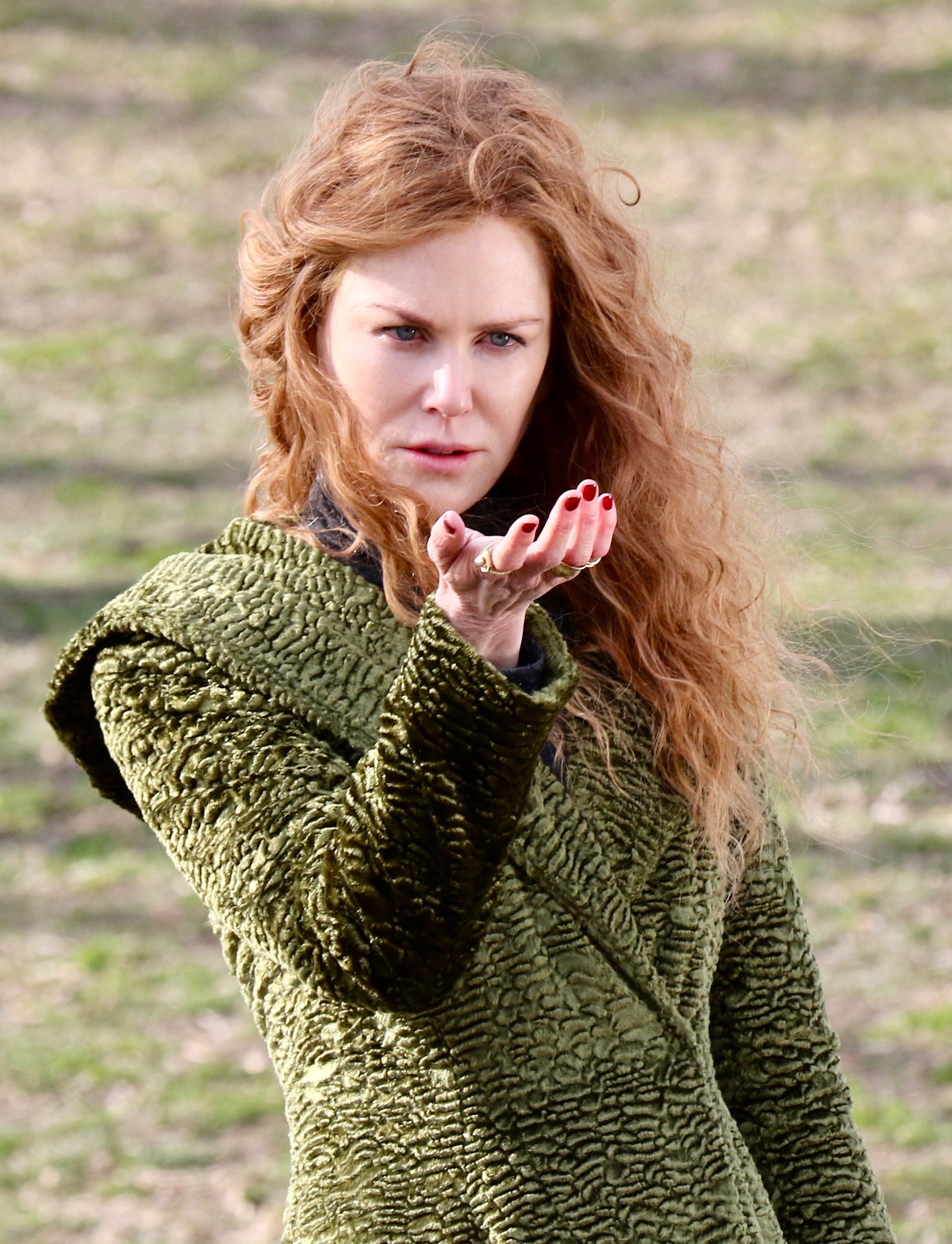 Nicole Kidman is seen filming in New York in March 2019 | Source: Getty Images