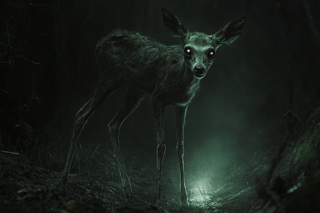 A deer in the forest | Source: Midjourney