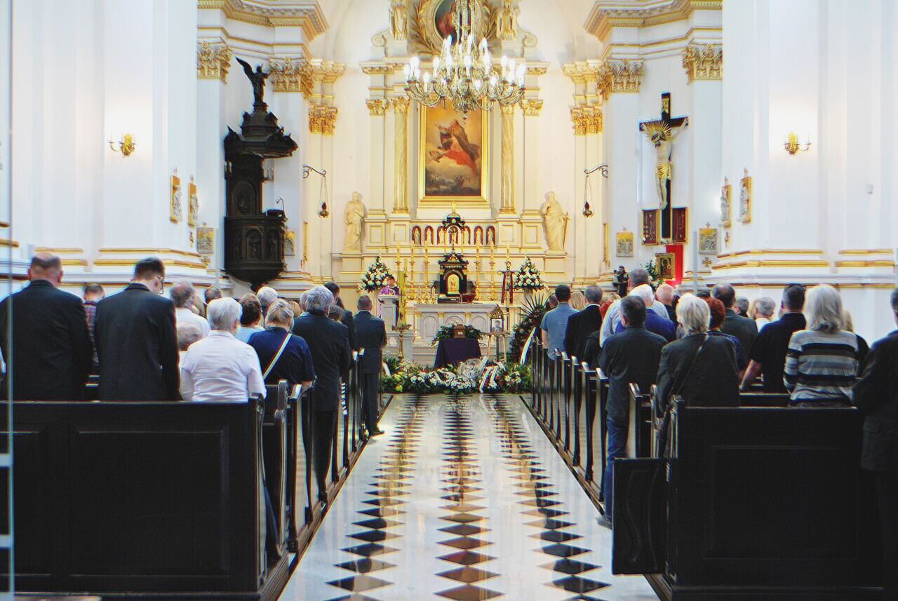 Funeral service in a church | Source: Shutterstock