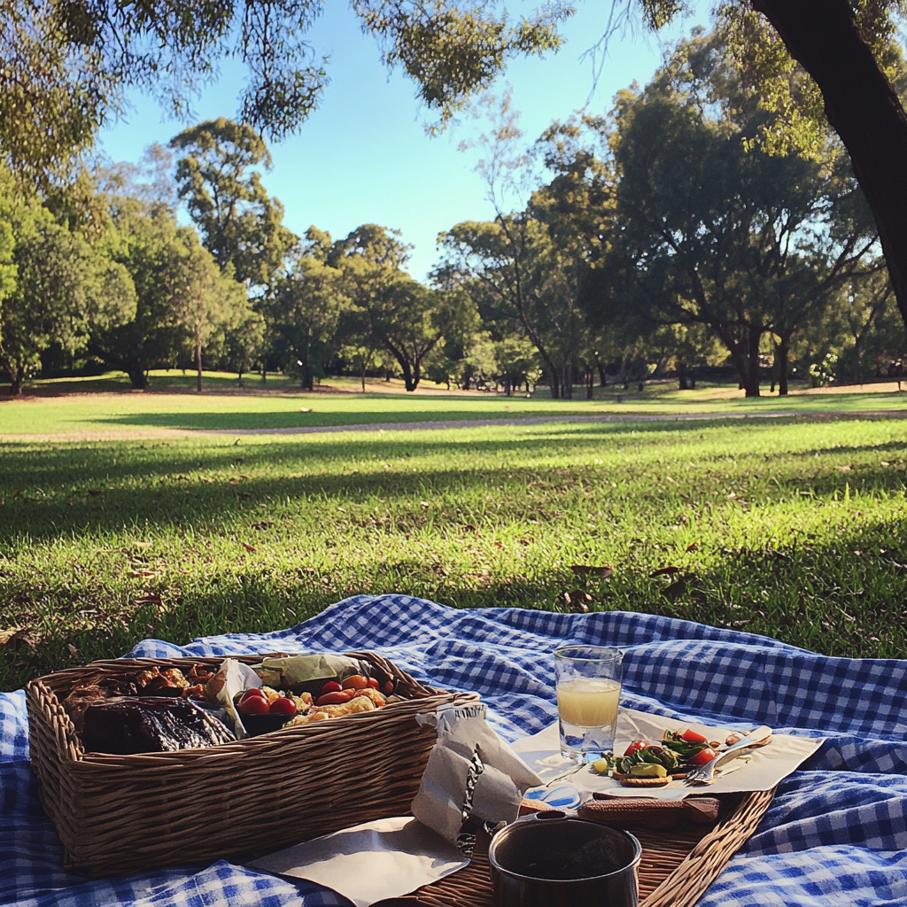 A picnic setup | Source: Midjourney