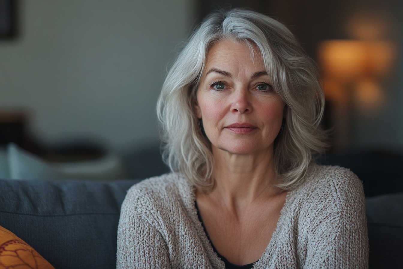 Une femme dans un salon | Source : Midjourney