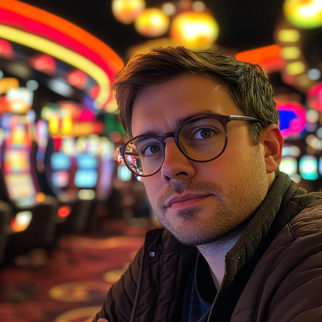 A man in a casino | Source: Midjourney