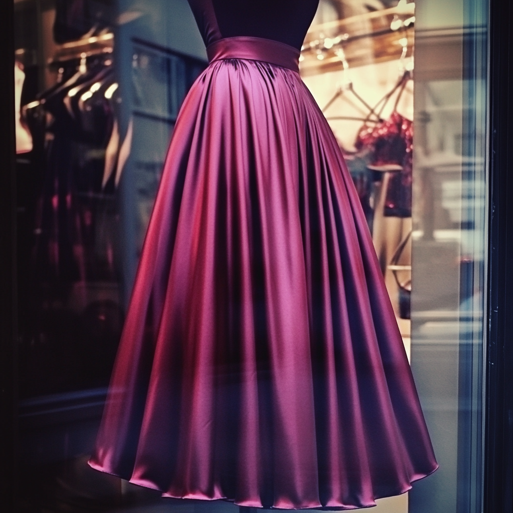 A skirt in a shop window | Source: Midjourney