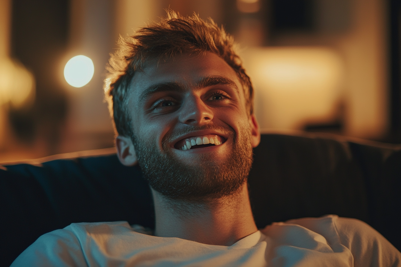 A man laughing | Source: Midjourney