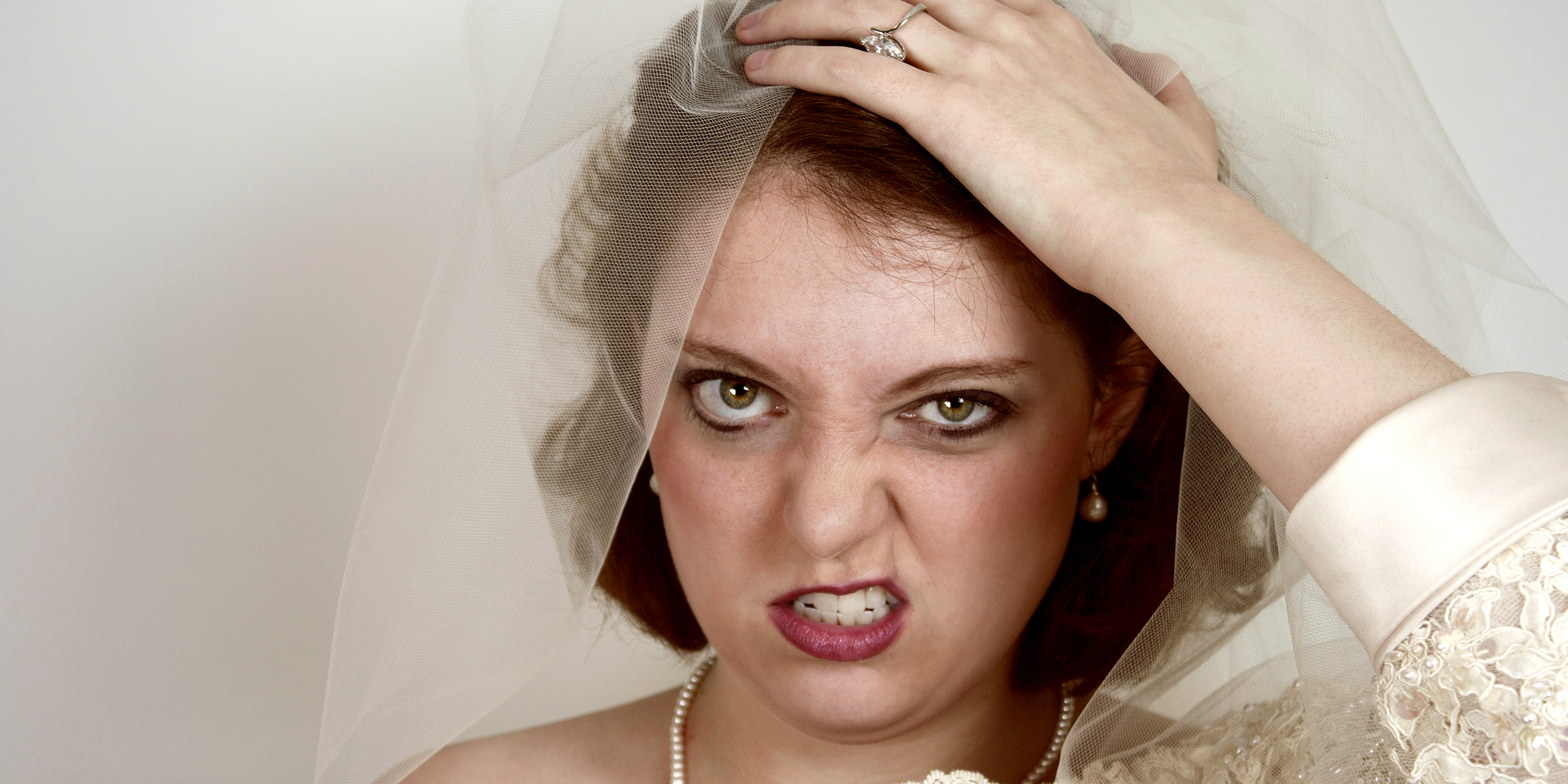 A sneering bride | Source: Shutterstock