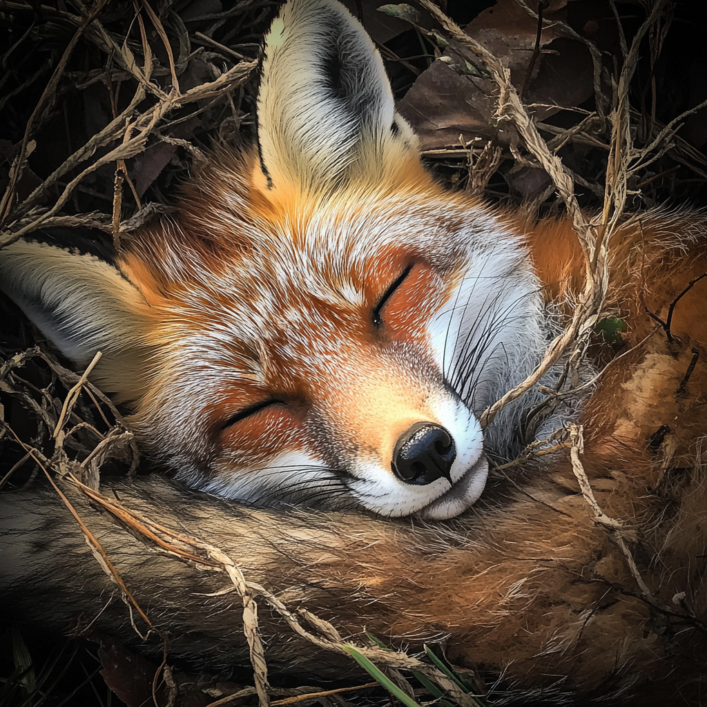 A close up of a fox | Source: Midjourney